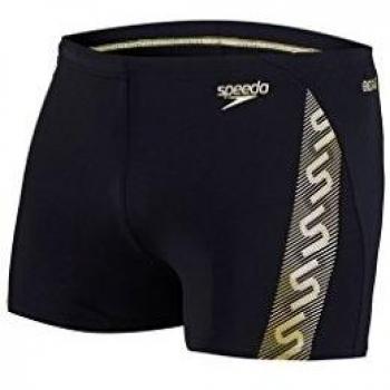Speedo Monogram Calzoncillos de Natación, Negro