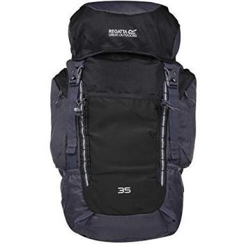 Regatta Mochilas unisex Highton, Unisex, Mochilas, EU198 06N000, Negro/Ébano, Talla única