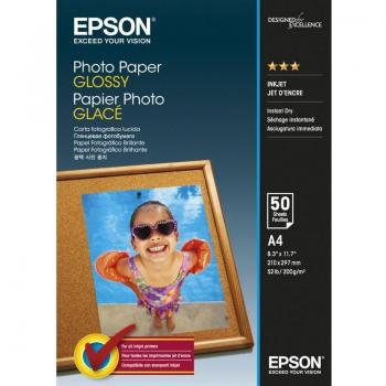 Epson S042539 Papel Fotográfico Glossy A4 50 Hojas 200gsm
