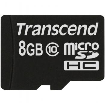 Transcend 8GB MicroSDHC Clase 10 Tarjeta de Memoria Flash NAND