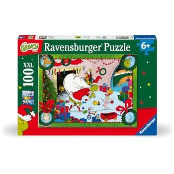 Puzzle XXL El Grinch Ravensburger 100 Piezas - Ideal para Niños a Partir de 6 Años, Medidas 49x36cm