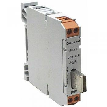 USB Stick para Guía DIN 4GB USB 2.0 IP54 - Appoldt