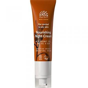 Urtekram Rise and Shine - Crema de Noche Azahar Picante - Con acido hialuronico & aceite de coco - crema