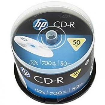 HP CRE00017 - CD-R 52X en Tarrina de 50 Unidades