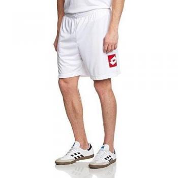 Lotto Speed - Pantalones cortos para hombre, color blanco, talla L