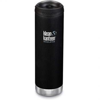Klean Kanteen Botella TKWide 20oz, Adultos Unisex, Negro, 76,2 x 76,2 x 254mm