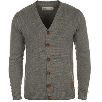 SOLID Tyrell - Cárdigans para Hombre, tamaño:XXL;color:Grey Melange