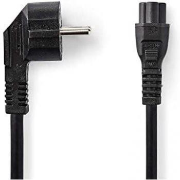 Nedis Cable de alimentacion Schuk o Macho en Angulo - IEC-3