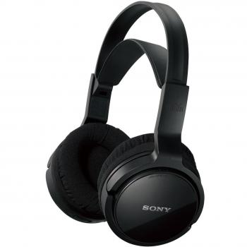 Auriculares de diadema inalámbricos Sony RF811, alcance 100 m, color negro