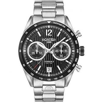 Roamer Mens Chronograph Quartz Watch with Stainless Steel Strap 510902 41 54 50