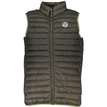 North Sails Green Polyamide Sleeveless Zip Jacket - XL