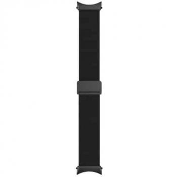 Correa Milanesa de Acero Inoxidable Negra para Galaxy Watch 4 (20mm, M/L)