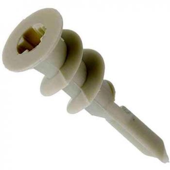 Sysfix 2190100 Taco fijación autotaladro HNY, para paredes tipo carton/yeso, 6 x 37 mm, Set de 100 Piezas