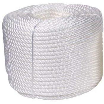 Cuerda polipropileno cableada 5 mm 100 mt blanca