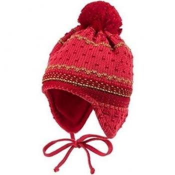 maximo Mütze mit Struktur-Gorro Niñas,, Rouge