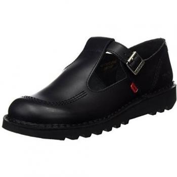 Zapatos Kickers Kick Lo Aztec para Mujer en Negro