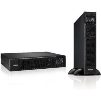 Nilox UPS RACK PREMIUM ONLINE PRO SAI Doble Conversión 8 Salidas AC 3600VA 3240W NXGCOL3K6RT6X9