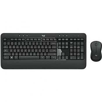 Logitech MK540 Advanced Wireless Keyboard and Mouse Combo for Windows, QWERTY US International Layout - Black