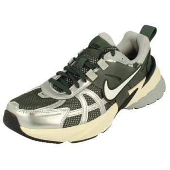 Nike V2K Run Men's Lowtop Sneakers - Green/Grey - Size 44