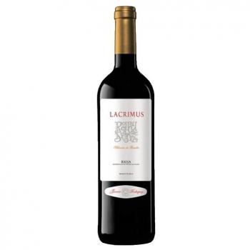 Vino Tinto Lacrimus Reserva 2016 - Rioja, 100% Tempranillo, crianza de 18 meses en barricas de roble francés y americano, notas de frutas maduras, especias y toques tostados