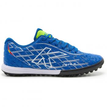 Zapatillas de fútbol unisex para niño/a Kelme Final Turf 55032-703 con suela turf, diseño ligero y transpirable, ideal para superficies de césped artificial
