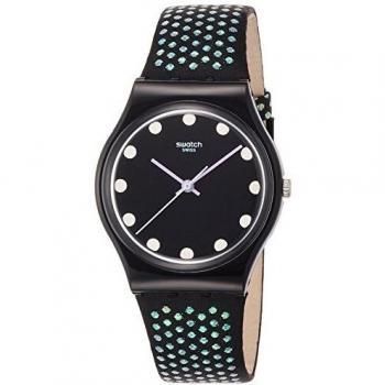 Swatch Reloj de Cuarzo Unisex Diamond Spots 34 mm