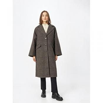 Ichi Ihemmali Women's Coat - Black/Brown, Size 10