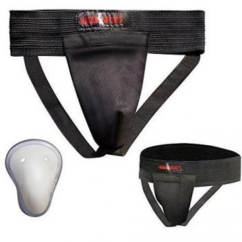 V.Sports Caja Protectora para Muay Thai MMA, UFC para Artes Marciales, Artes Marciales, para niños, de 4 a 7 años, Color Negro