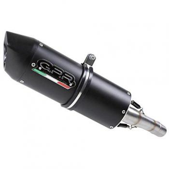 Gpr k.166.Cordel Terminal homologado con racor para Kawasaki Versys 1000 i.e. 2015/16, Furore negro