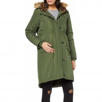 MAMALICIOUS MLDAISY Padded Coat A. Abrigo premamá, Verde Olive Night, XL para Mujer