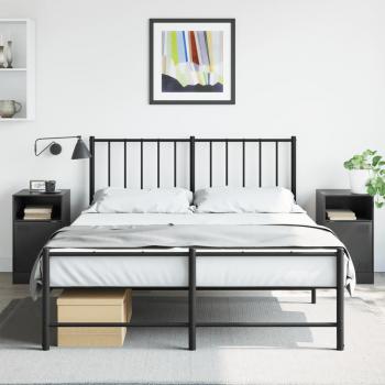 Mesitas de noche vidaXL 2 unidades acero 34,5x39x62 cm Negro, Rosa, Antracita para habitación dormitorio salón estudio mesa auxiliar