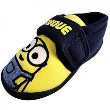 MINIONS Welch - Zapatillas de estar por casa de Material Sintético para niño Azul azul marino, color Azul, talla 27