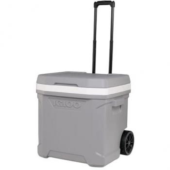 Nevera Rígida Portátil con Ruedas Igloo Profile 60, 56 Litros, Color Gris