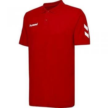 Hummel hmlGO Cotton Polo Shirt for Men - True Red - XXL