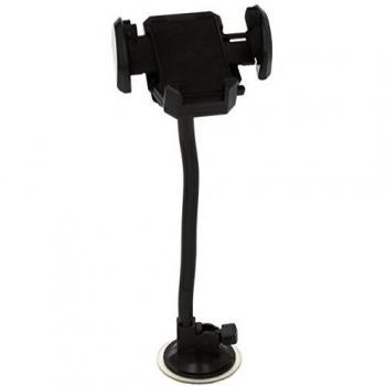SUMEX Pda0010 - Soporte para Móvil/Pda/Ipod/mp3/GPS, con Ventosa Y 3 m Universal, min 45 mm - MAX 115 mm con Brazo Flexible De 25 cm