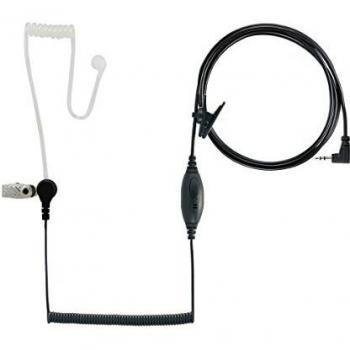 Cobra GA-SV01 Black Surveillance Headset with Microphone and Push-To-Talk Feature