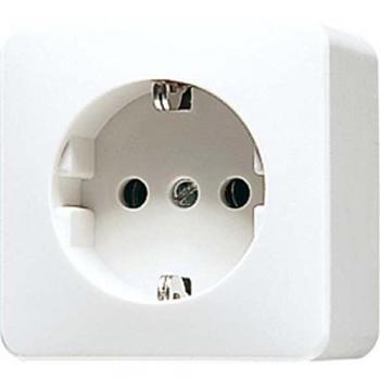 Jung 620AWW Schuko Socket Outlet, Alpine White, 16A 250V