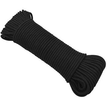 Cuerda de barco polipropileno negro intenso 5 mm 100 m