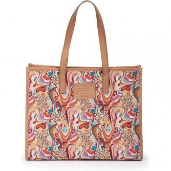 Bolso de hombro de mujer de tejido estampado Pedro Miralles Handbag B103-15