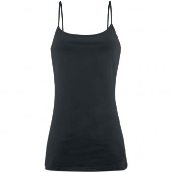 R.E.D. by EMP Top Básico Mujer de Tirante Fino Top Mujer Negro M