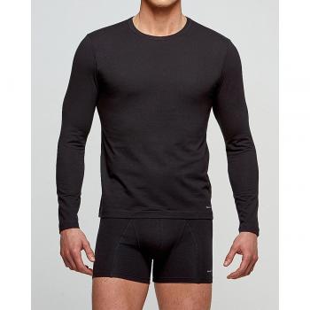 Camiseta interior de hombre en negro de manga larga - Impetus