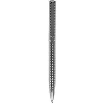 Belius Bolígrafo Cascais Plata Cuerpo Cromado Brillo En Estuche Negro