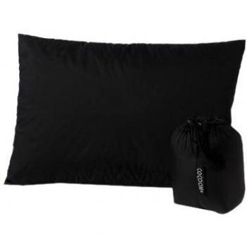 Almohada de Viaje Cocoon Nylon Premium con Relleno Sintético - Negra