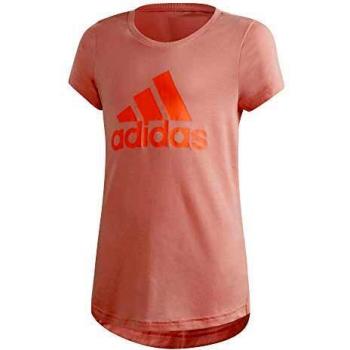 adidas Yg Mh Bos tee Camiseta, Niñas, rosglo/Corsen, 104