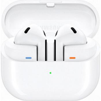 Samsung Galaxy Buds3 R530 - Blanco, auriculares inalámbricos Bluetooth con cancelación activa de ruido, resistencia al agua IPX7, hasta 11 horas de reproducción continua, carga rápida y estuche de carga inalámbrica