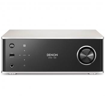 Denon DRA-100 - Receptor en red, con WiFi y Bluetooth, potencia 70 W x 2, color plata