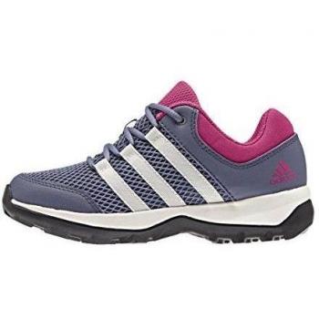 adidas Daroga Plus K Zapatillas de deporte, Unisex infantil, Morado / Blanco / Rosa, 37 1/2
