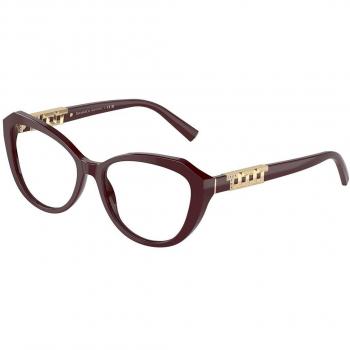 Tiffany & Co. TF2241BF Asian Fit 8389 Women’s Eyeglasses Burgundy Size 52 (Frame Only) - Blue Light Block Available