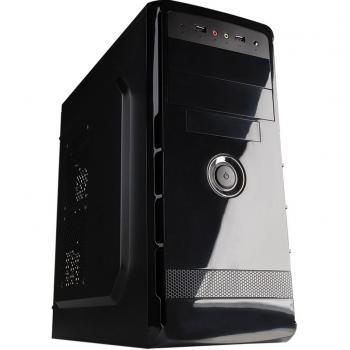 Caja Semitorre Hiditec Karma CH10KARM03 con Fuente de Alimentación 500W, Estructura de Acero y ABS, Compatible con Micro ATX/ATX, 2x USB 2.0, Espacios para Discos Duros (2x5.25, 2x3.5, 1x2.5), Ventilador de 120mm - Color Negro
