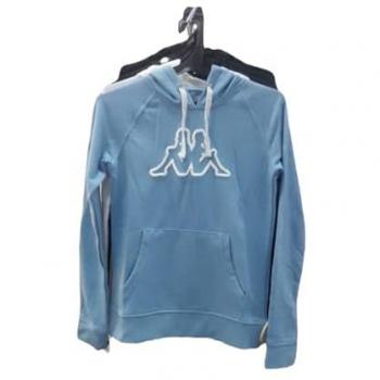 Sudadera con capucha Kappa Belle Korporate para mujer en color azul, talla XS